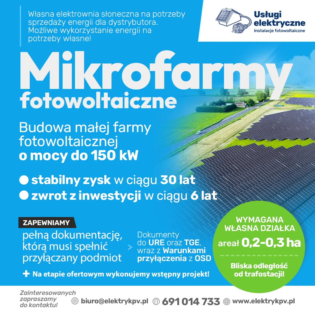 Mikrofarmy fotowoltaiczne Zachodniopomorskie